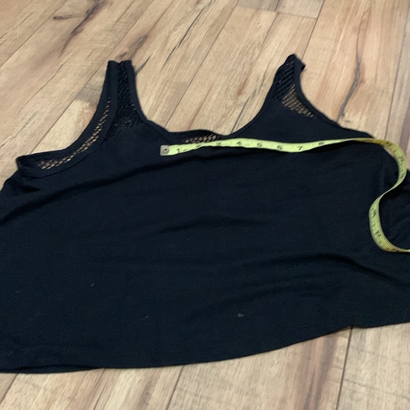 Fishnet crop tank top black - Picture 8 of 11